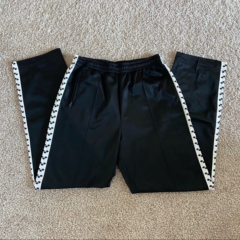 Men’s Arena Black Track Pants